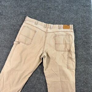 Schmidt Workwear Carpenter Pants Mens‎ 44x31 Distressed Canvas Utility Workwear